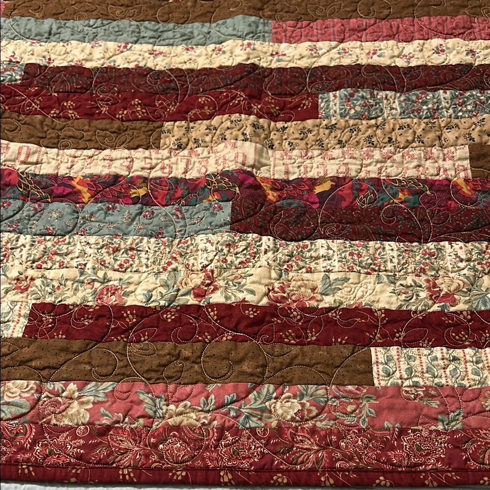 Patchwork Quilt with Star Pattern - Multicolor - Picture 3 of 11